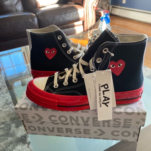 Converse COMME DES GARÇON High Top Sneakers - Picture 1 of 8